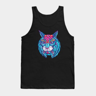 Colorful Bobcat Tank Top